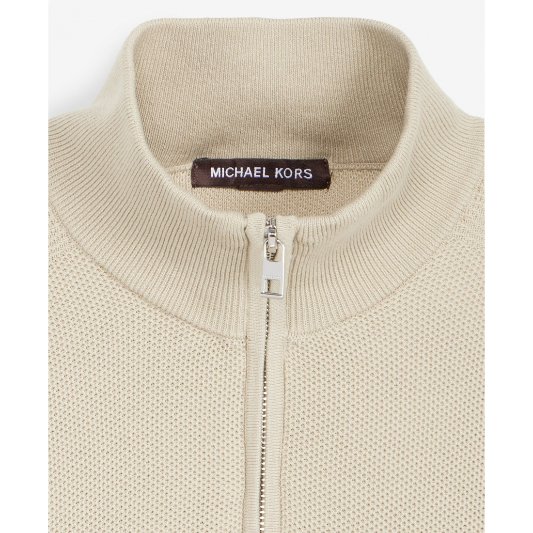 'Mouline Texture Quarter-Zip Sweater' für Herren