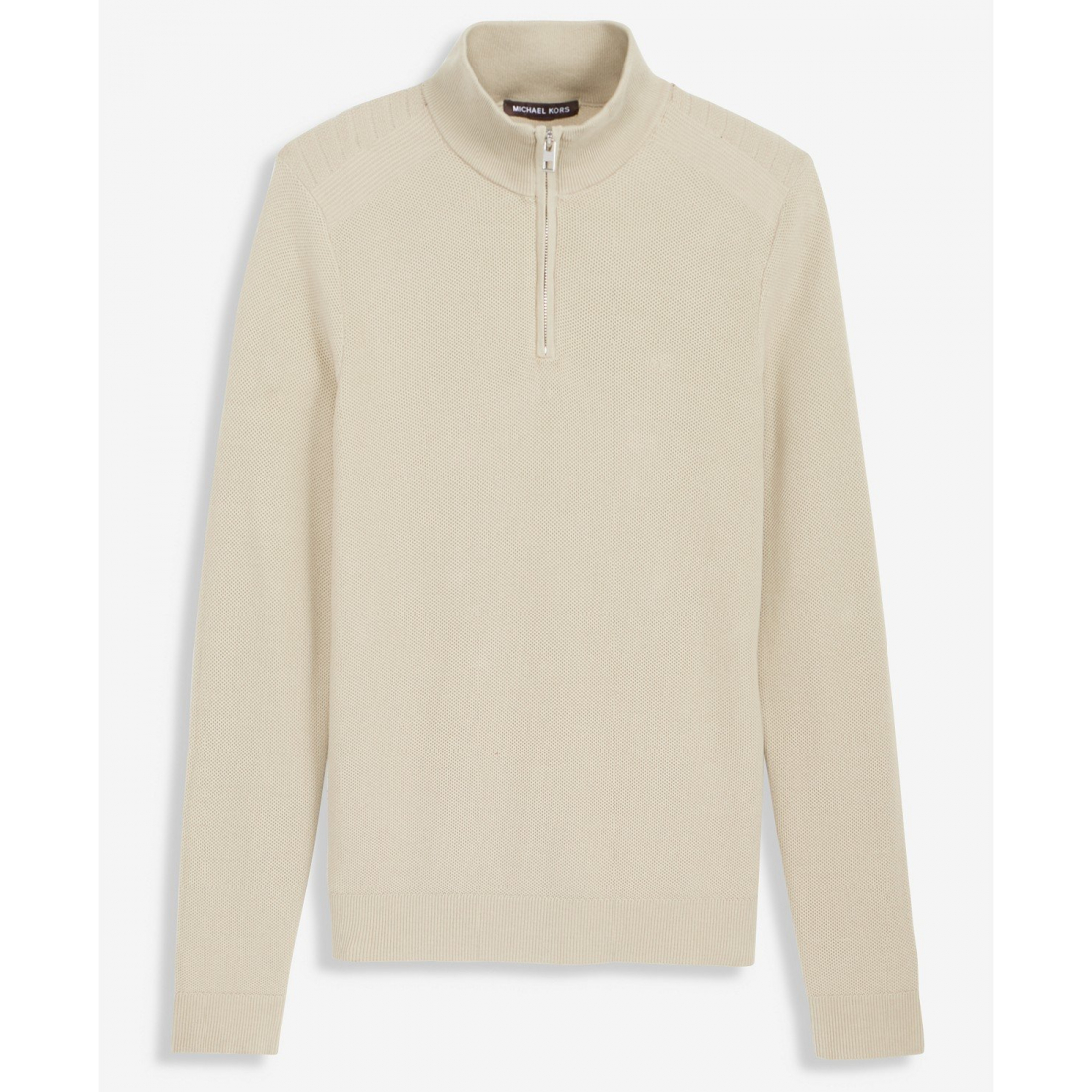 'Mouline Texture Quarter-Zip Sweater' für Herren