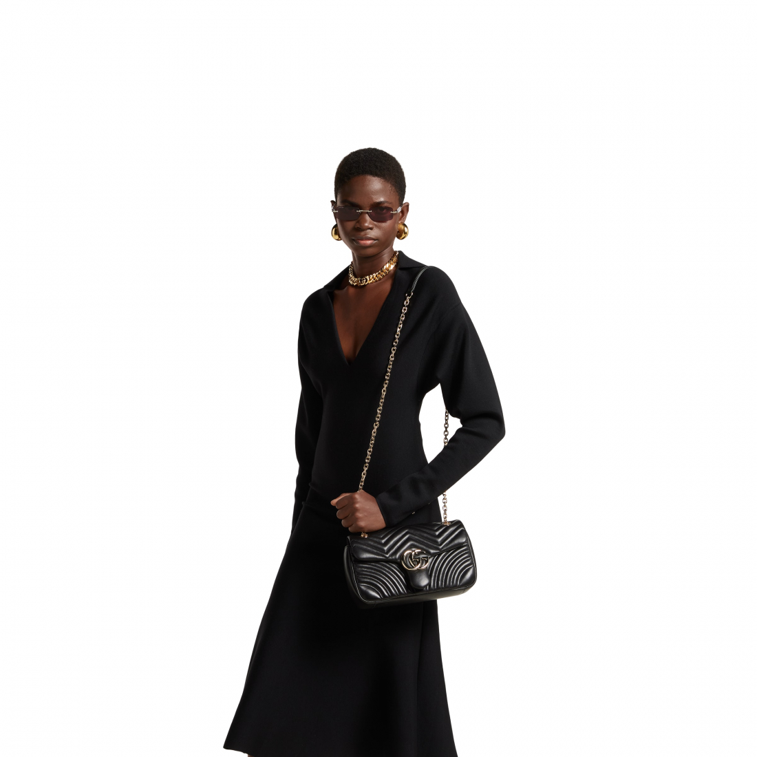 Sac à bandoulière 'GG Marmont Medium' pour Femmes