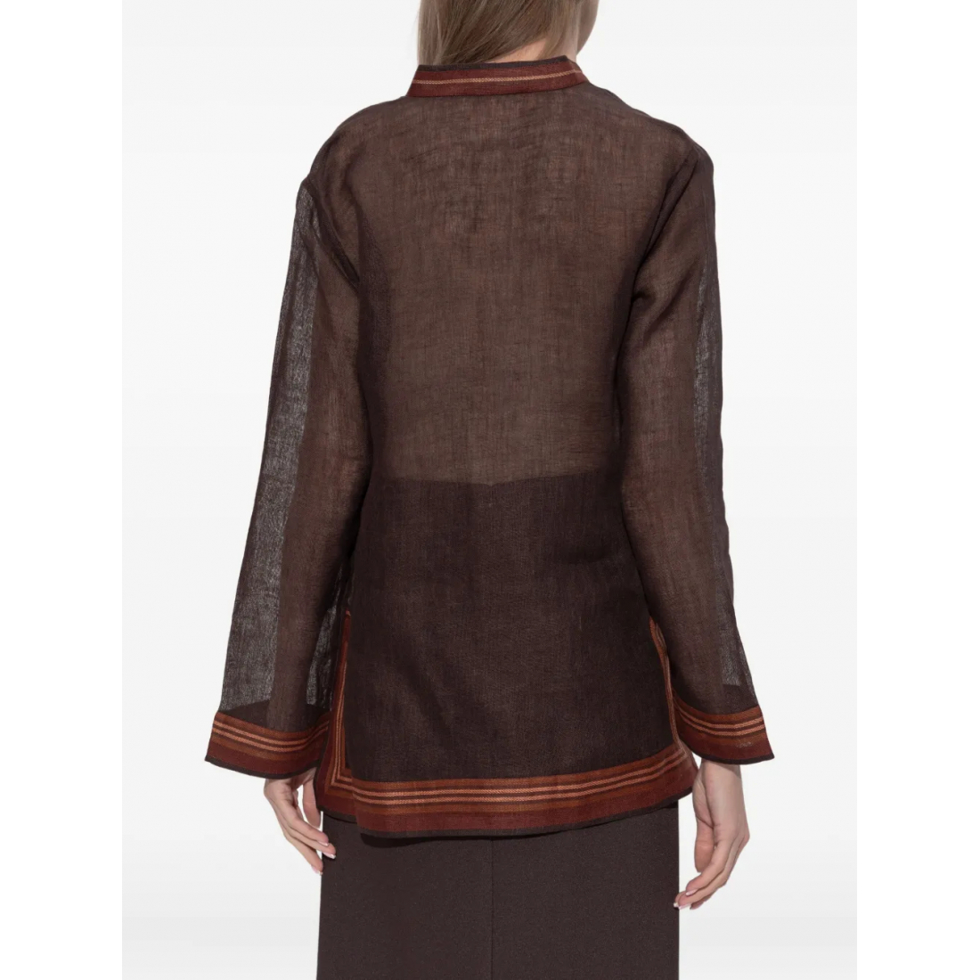 Women's 'Striped-Detail' Blouse