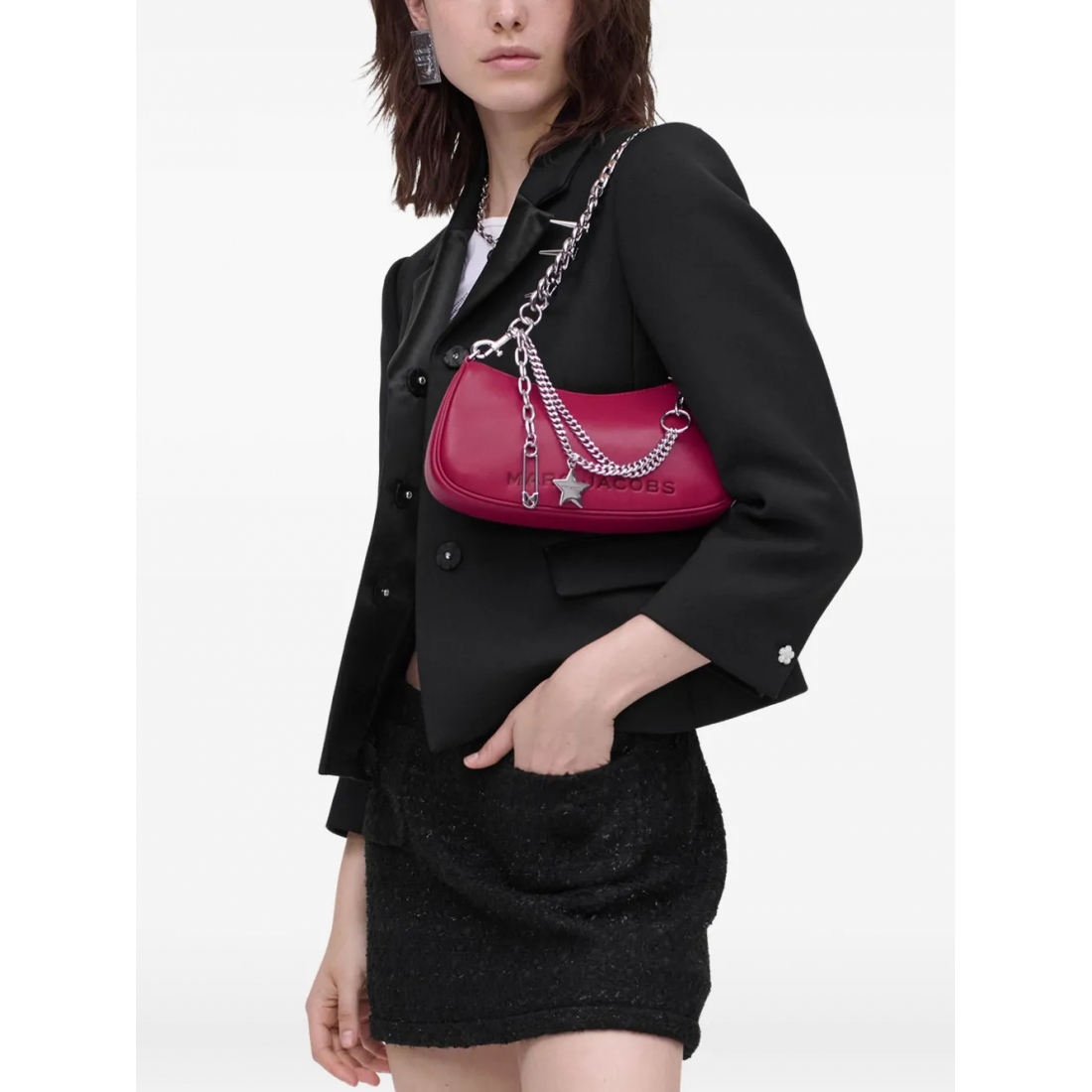Women's 'Chain Charm' Shoulder Bag