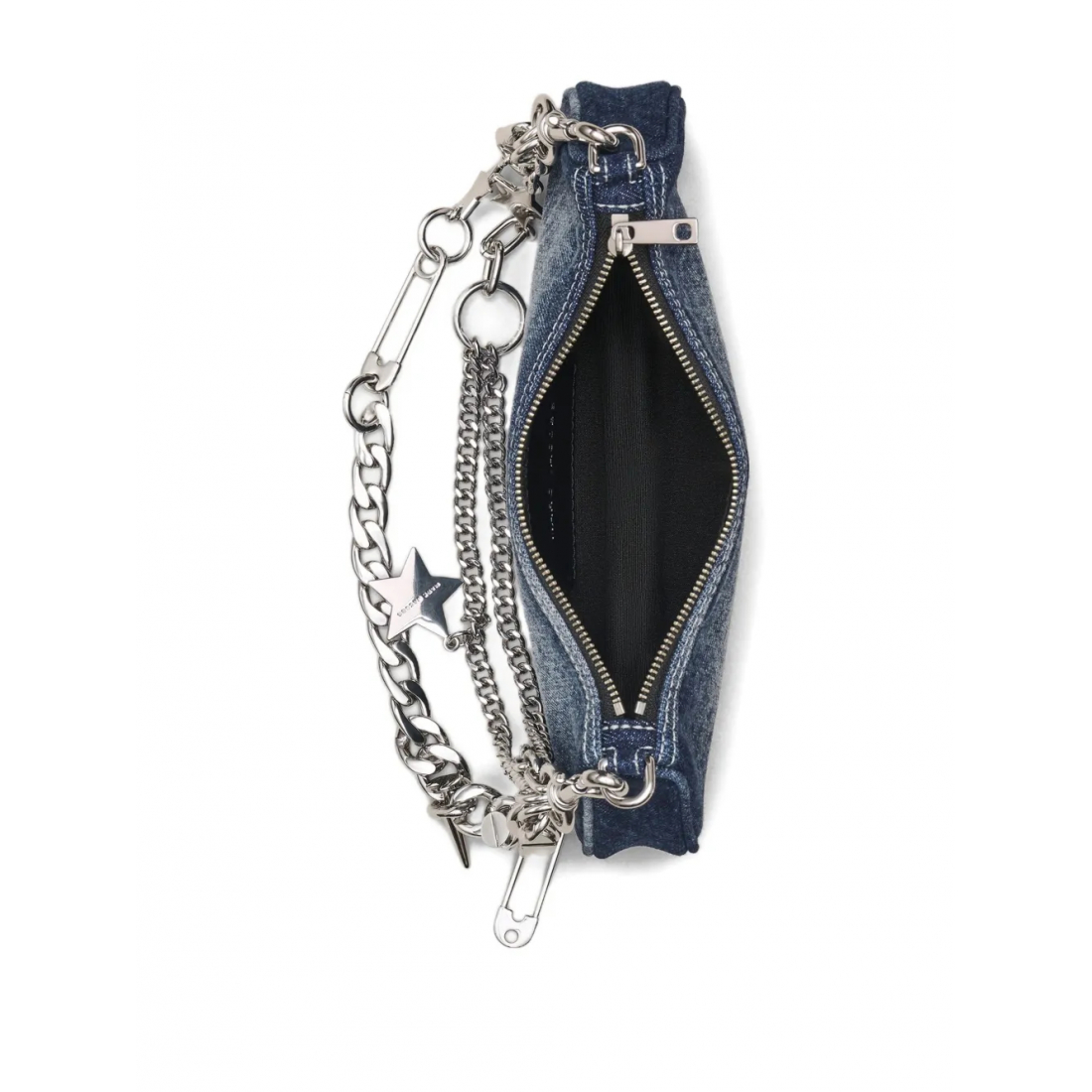 Women's 'Denim Charm' Shoulder Bag