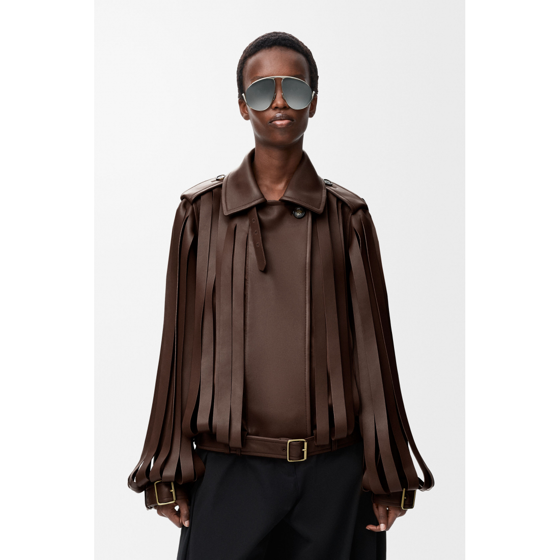 Veste en cuir pour Femmes