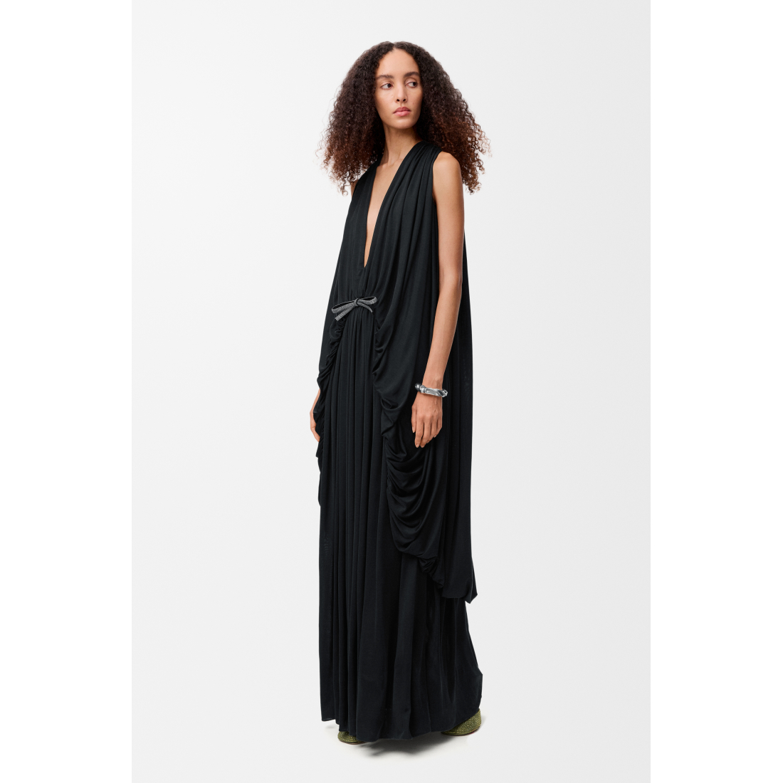 Robe maxi 'Draped' pour Femmes