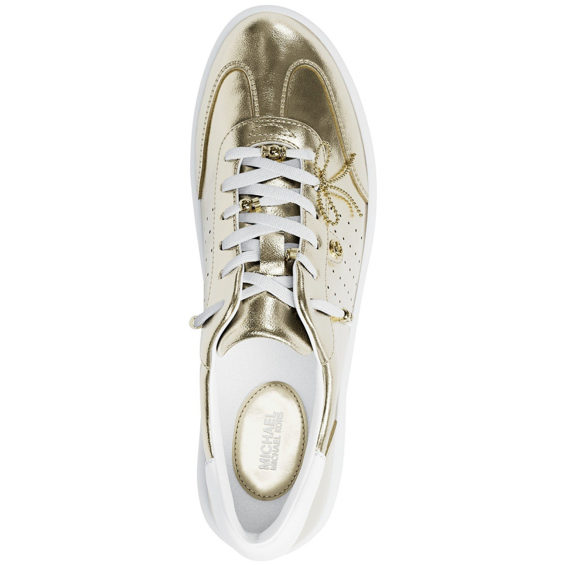 'Scotty Leather Lace-up Sneakers with Charms' pour Femmes