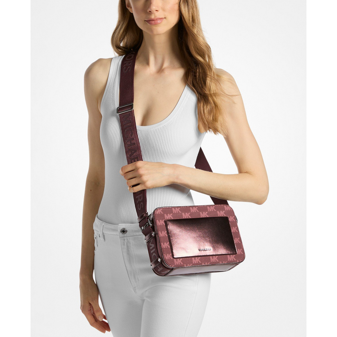 'Boxed Maeve Large East West Pocket Crossbody with Card Case' pour Femmes