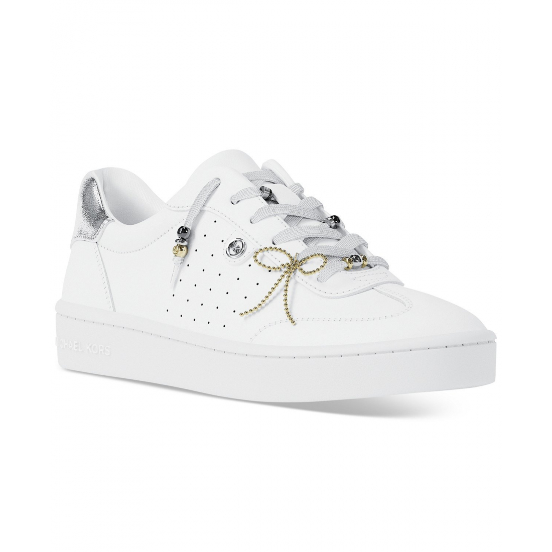 'Scotty Leather Lace-up Sneakers with Charms' pour Femmes