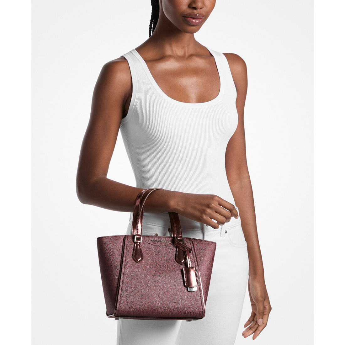 'Michael Kors Taryn Convertible Tote Crossbody Handbag' pour Femmes