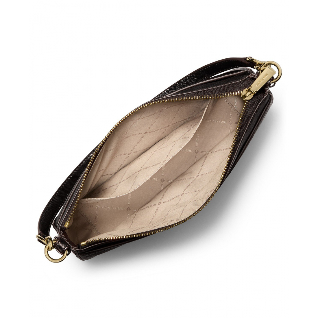 Women's 'Michael Kors Jet Set Top Zip Pouchette Crossbody Bag'