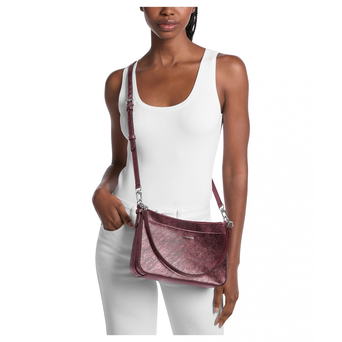 'Jet Set Medium Top Zip Pochette Xbody' pour Femmes