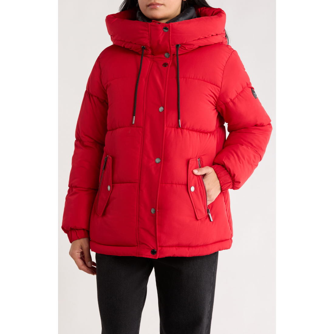 'Hooded Puffer Jacket with Bib' für Damen