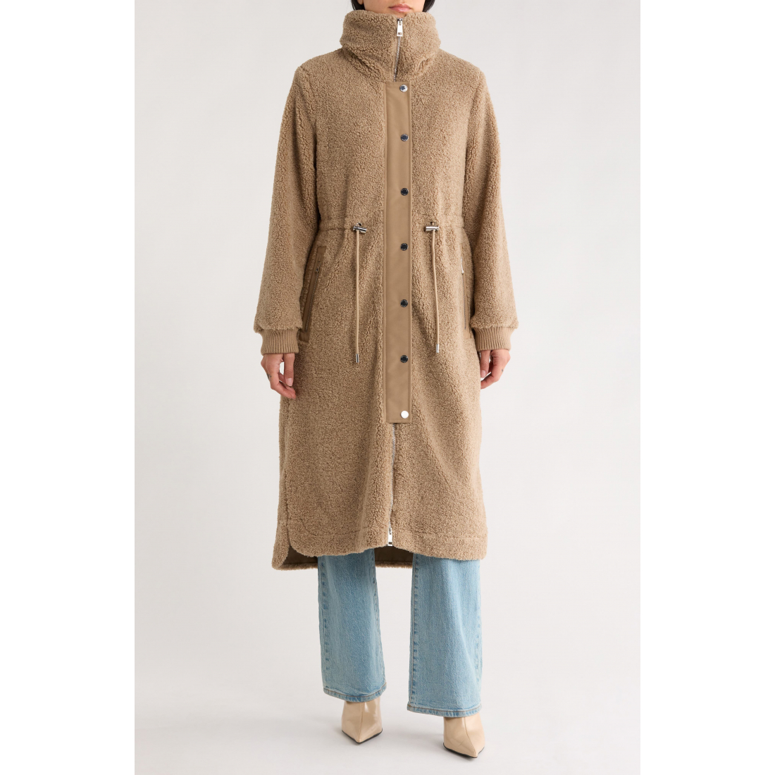 'Faux Shearling Anorak Jacket' für Damen