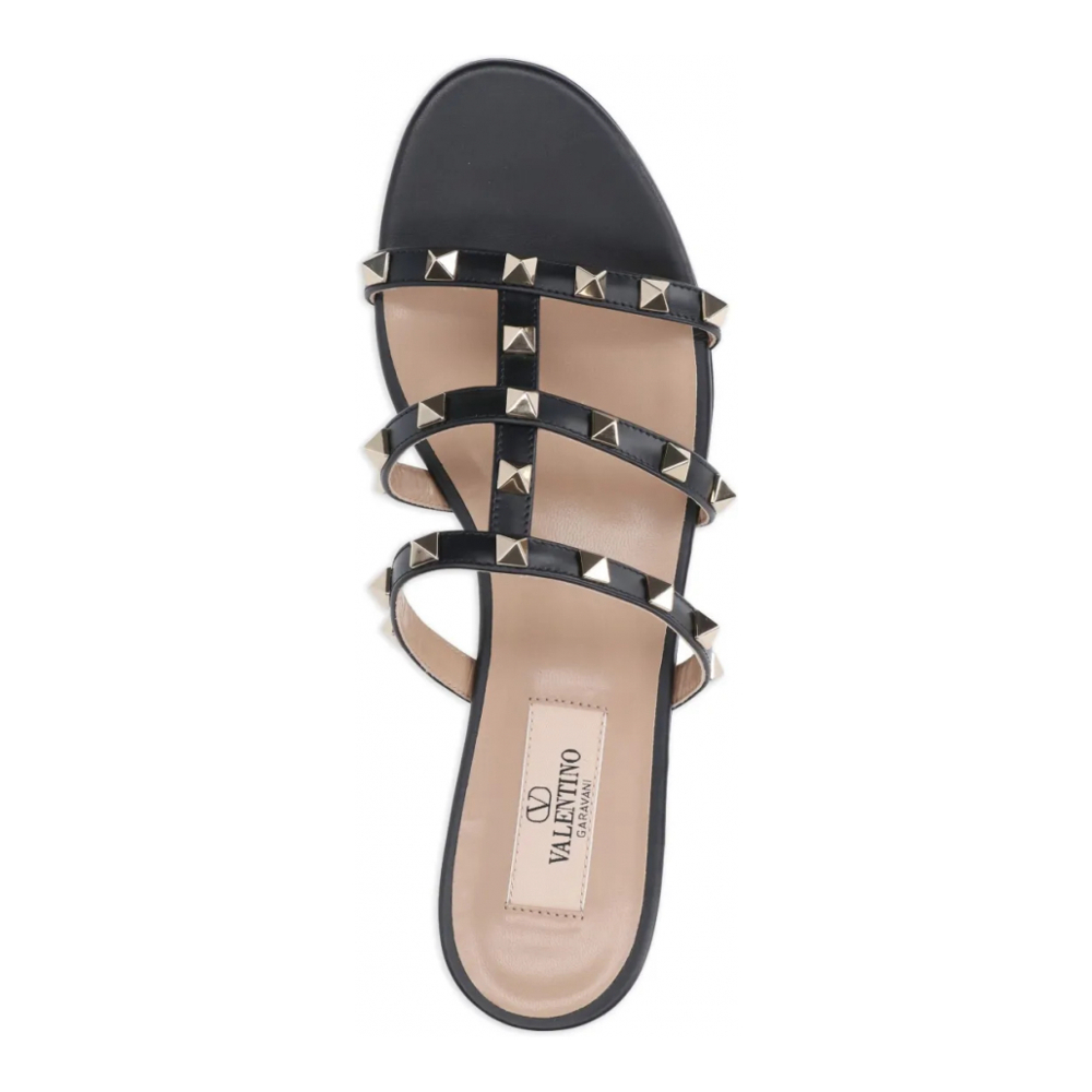 Sandales plates 'Rockstud Three-Strap' pour Femmes