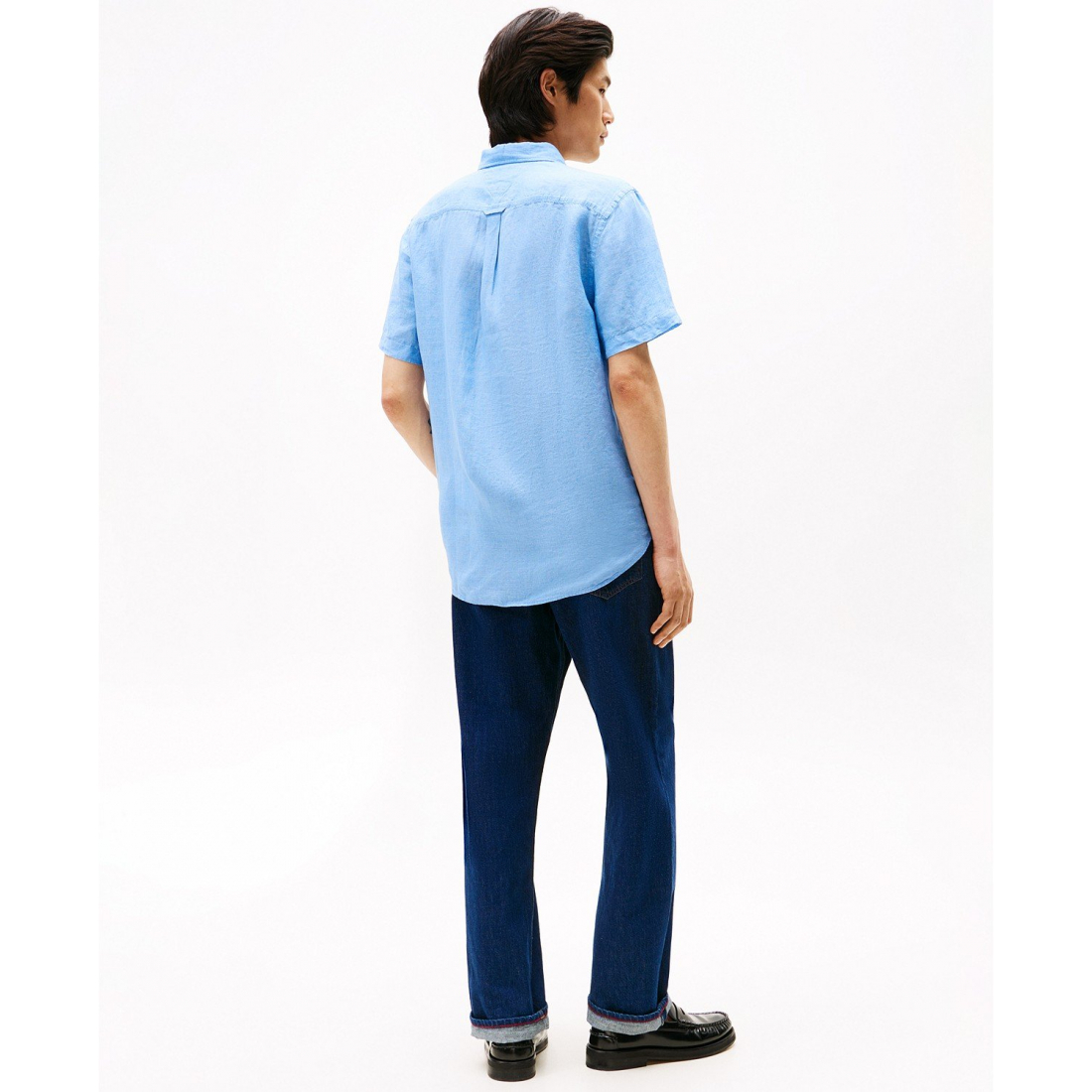 'Regular-Fit Linen Short-Sleeve Shirt' für Herren