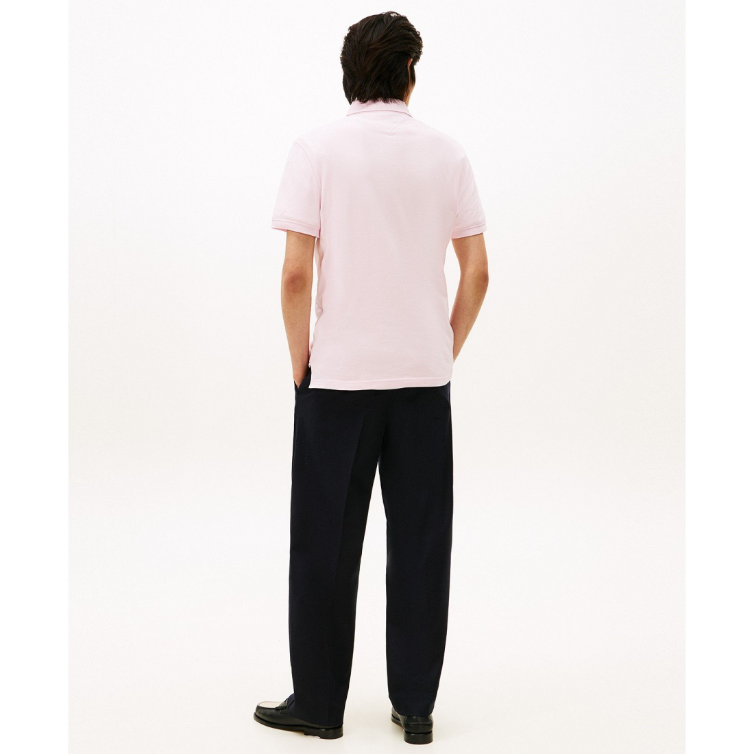 'Short Sleeve Embroidered Chest Stripe Polo Shirt' für Herren