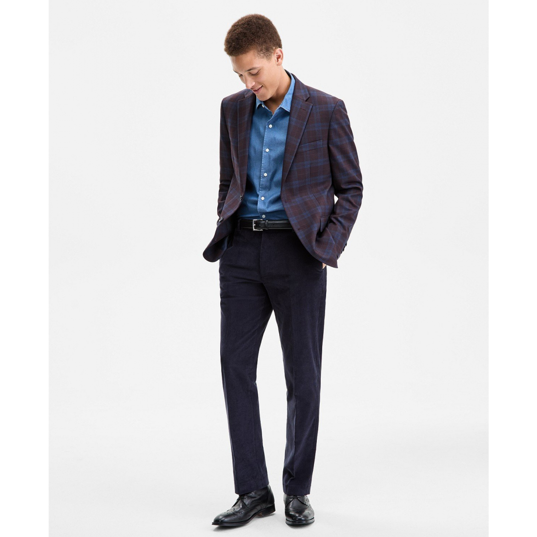 'Modern-Fit Check Sport Coat' für Herren