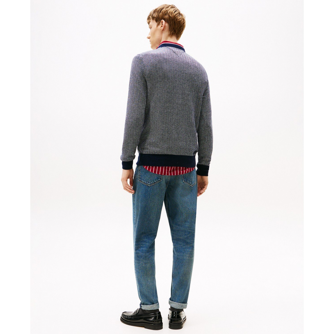 'Pima Cotton Cashmere Crew Sweater' pour Hommes