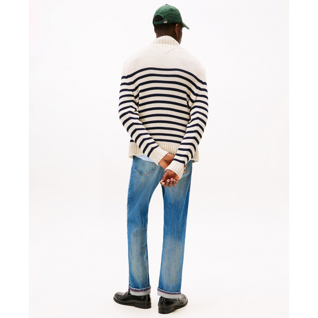 'Breton Stripe Mockneck Sweater' für Herren