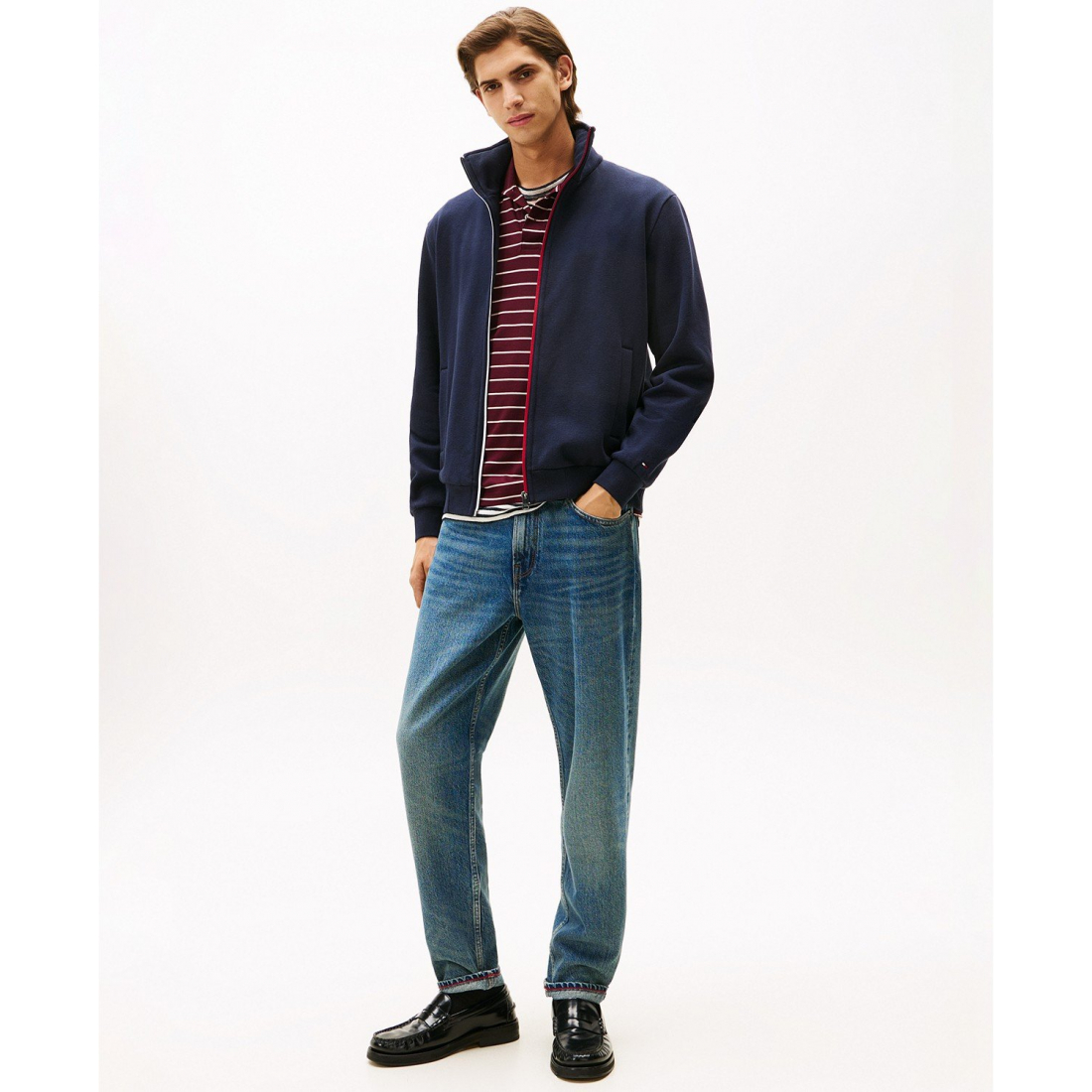 'Global Stripe Zip-Through Jacket' pour Hommes