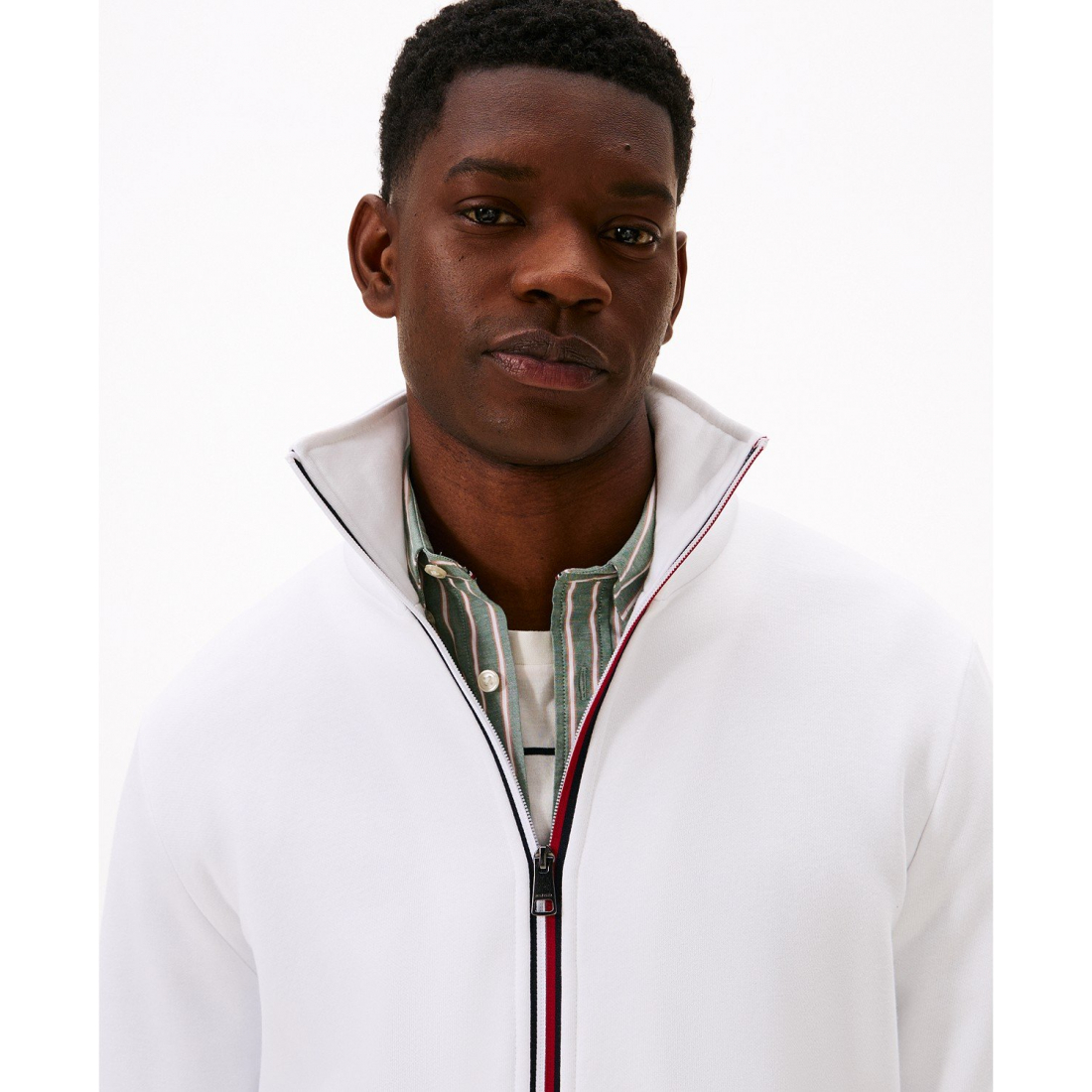 'Global Stripe Zip-Through Jacket' pour Hommes