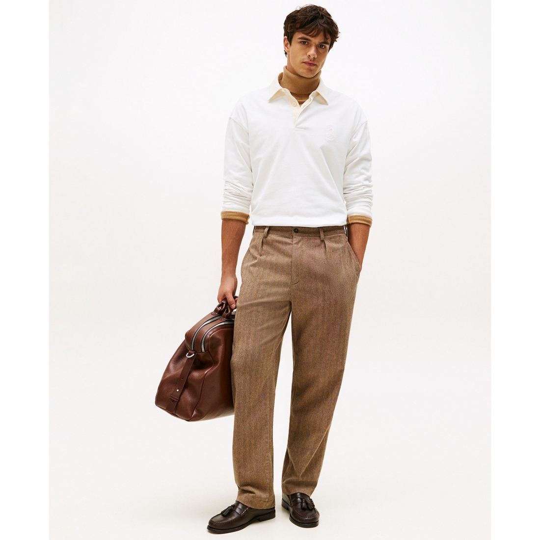 'Logo Crest Solid Rugby Sweater' für Herren