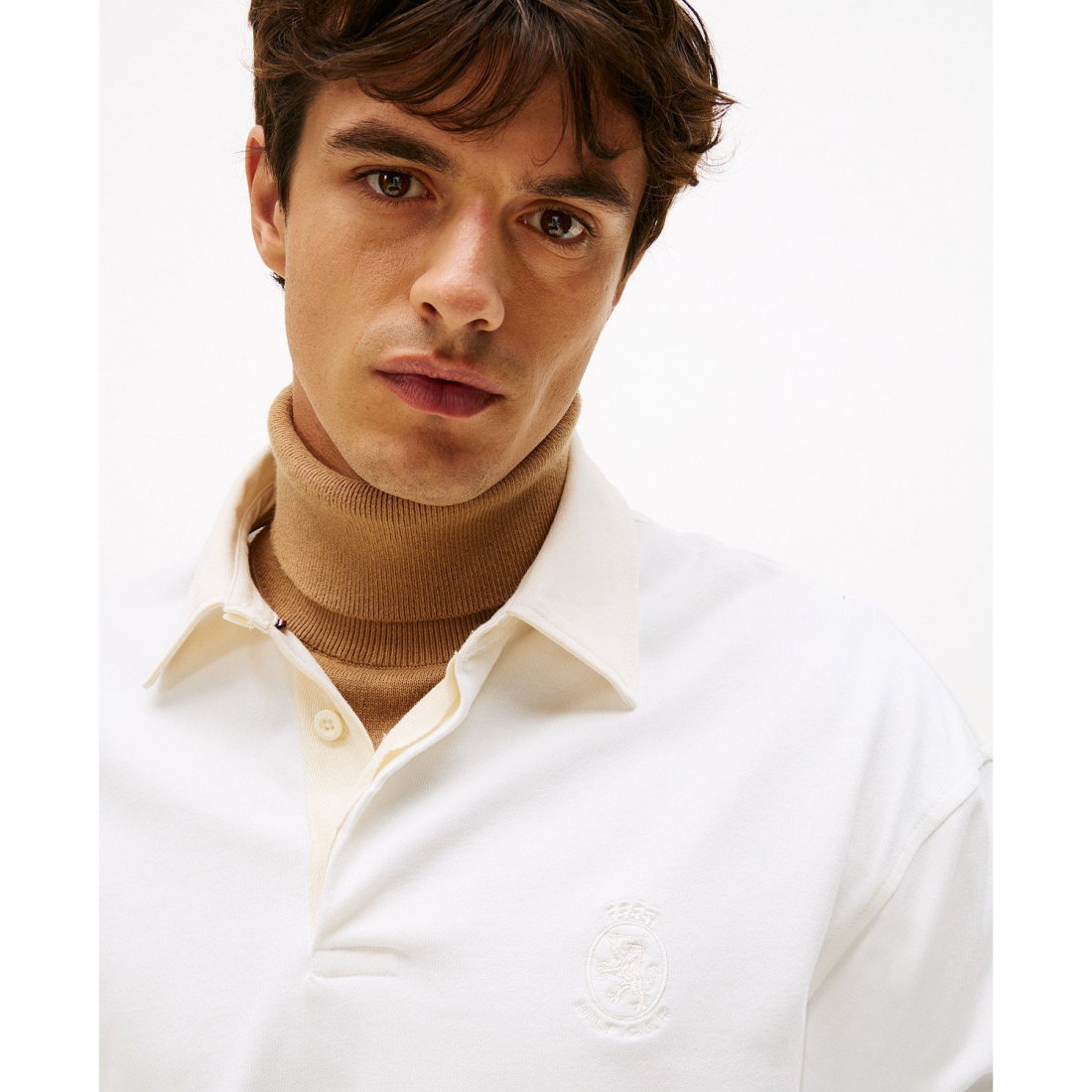 'Logo Crest Solid Rugby Sweater' für Herren