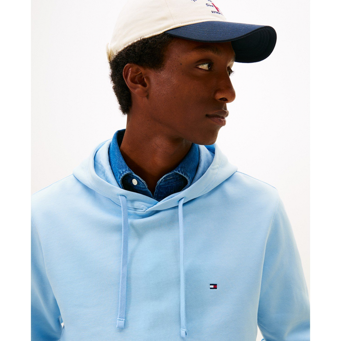 'Regular-Fit Essential Terry Hoodie' pour Hommes