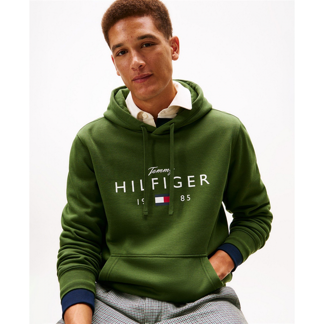 'Big Hilfiger Regular-Fit Hoodie' pour Hommes