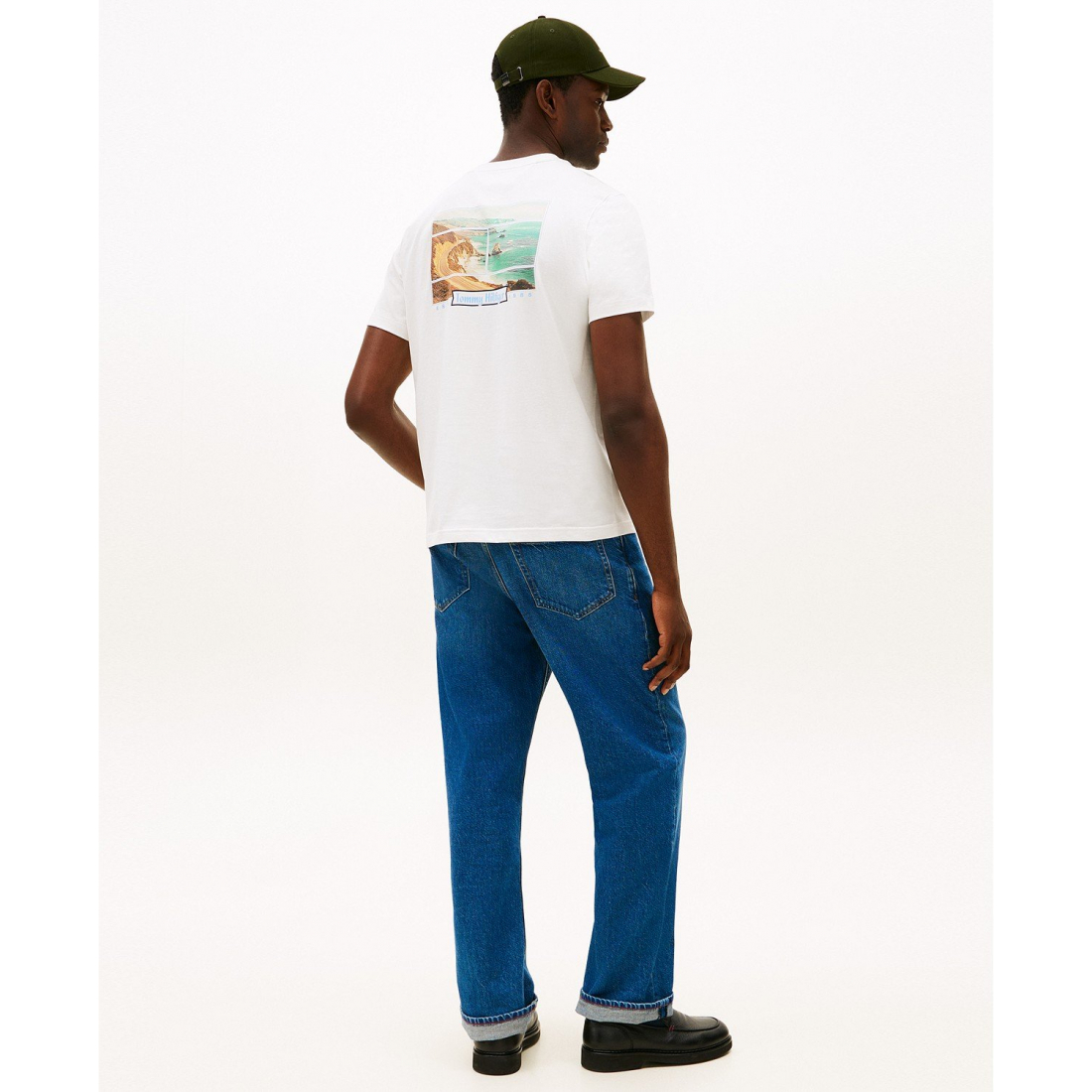 'Coast Photo Print T-Shirt' für Herren