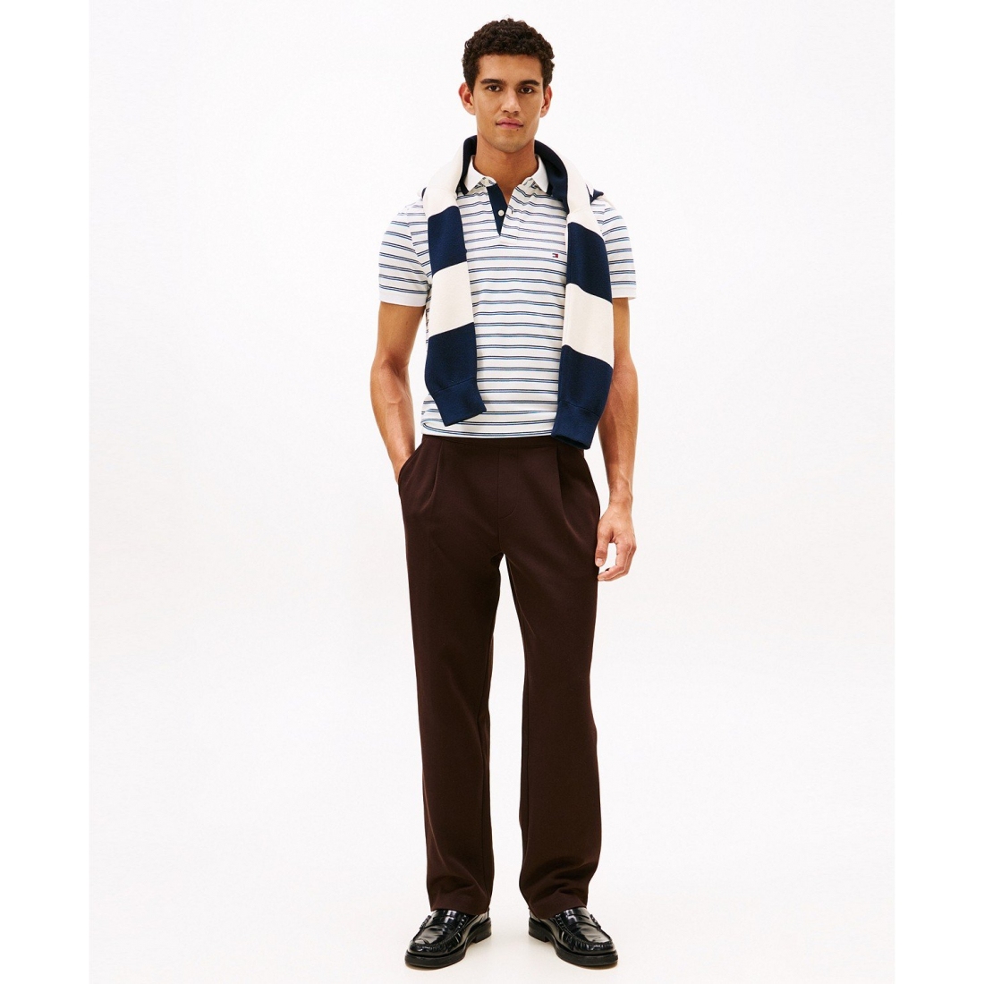 'Pique Graphic Collar Polo Shirt' für Herren