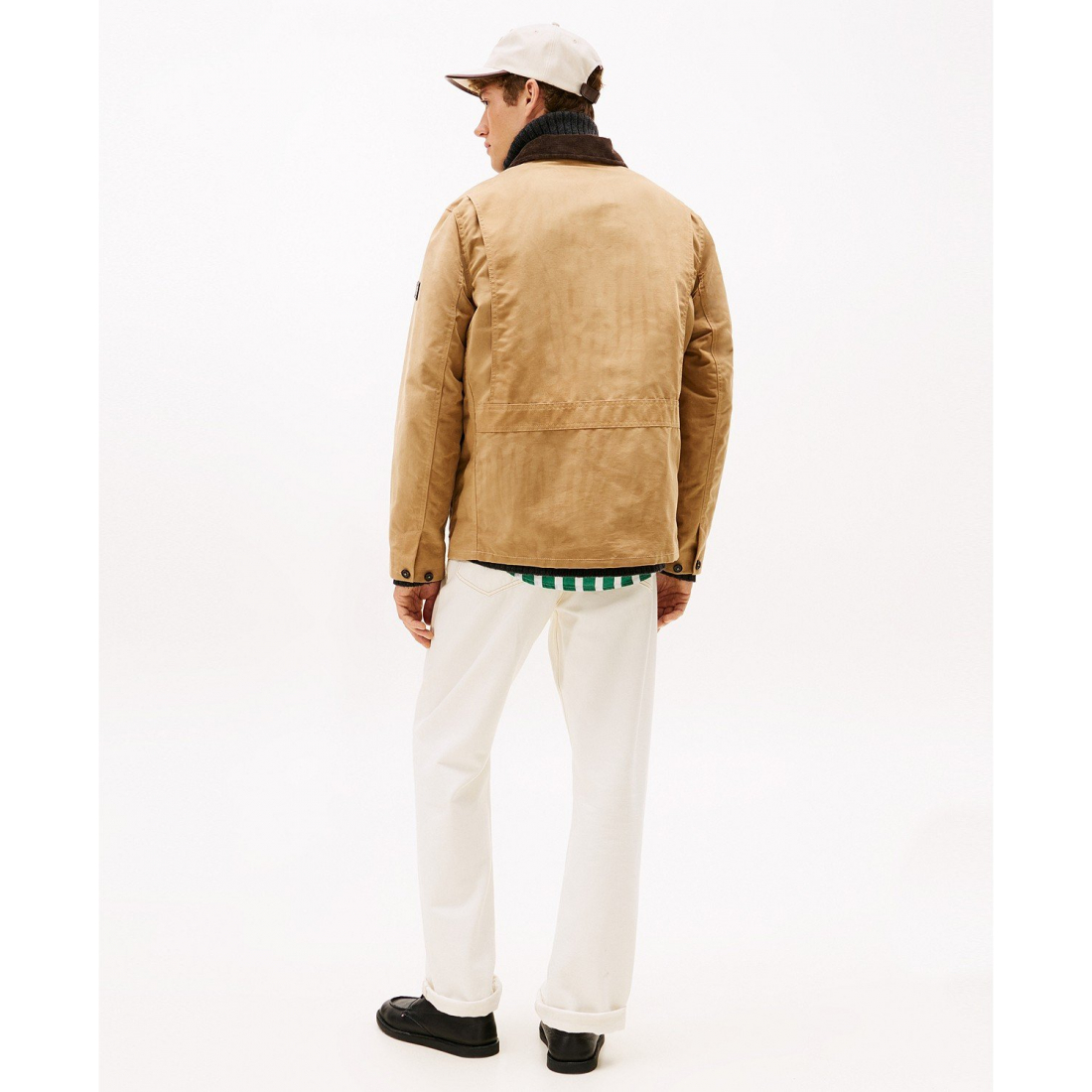 'Waxed Point Collar Barn Jacket' für Herren