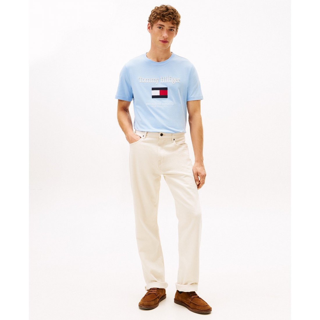 'Logo Embroidered Flag T-Shirt' für Herren