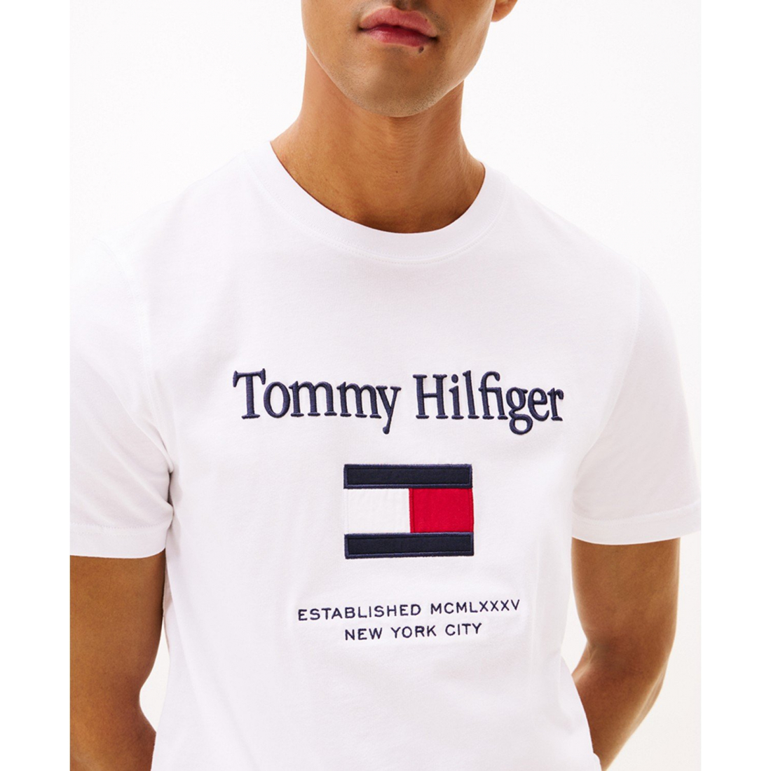 'Logo Embroidered Flag T-Shirt' für Herren