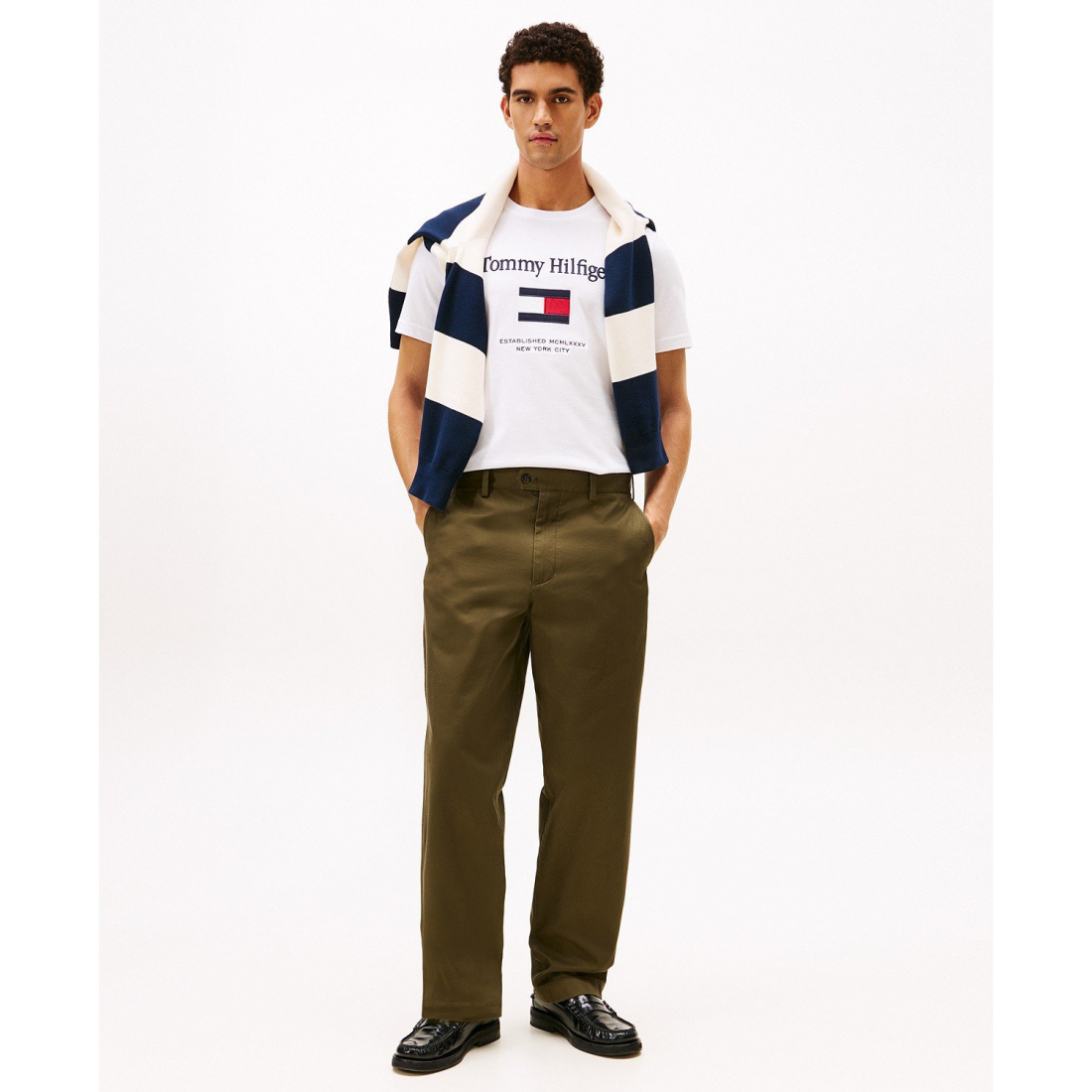 'Logo Embroidered Flag T-Shirt' für Herren