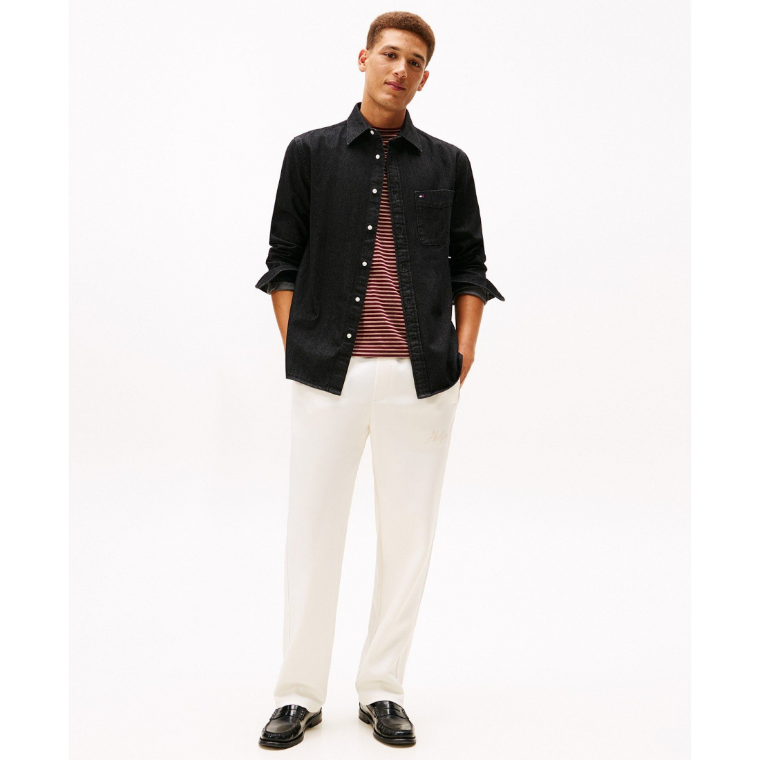 'Denim Long-Sleeve Shirt' für Herren