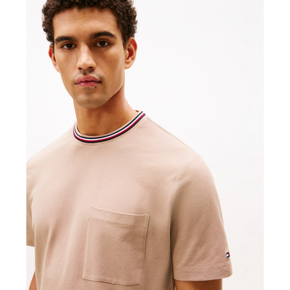Men's 'Color-Block Pocket Pique T-Shirt'