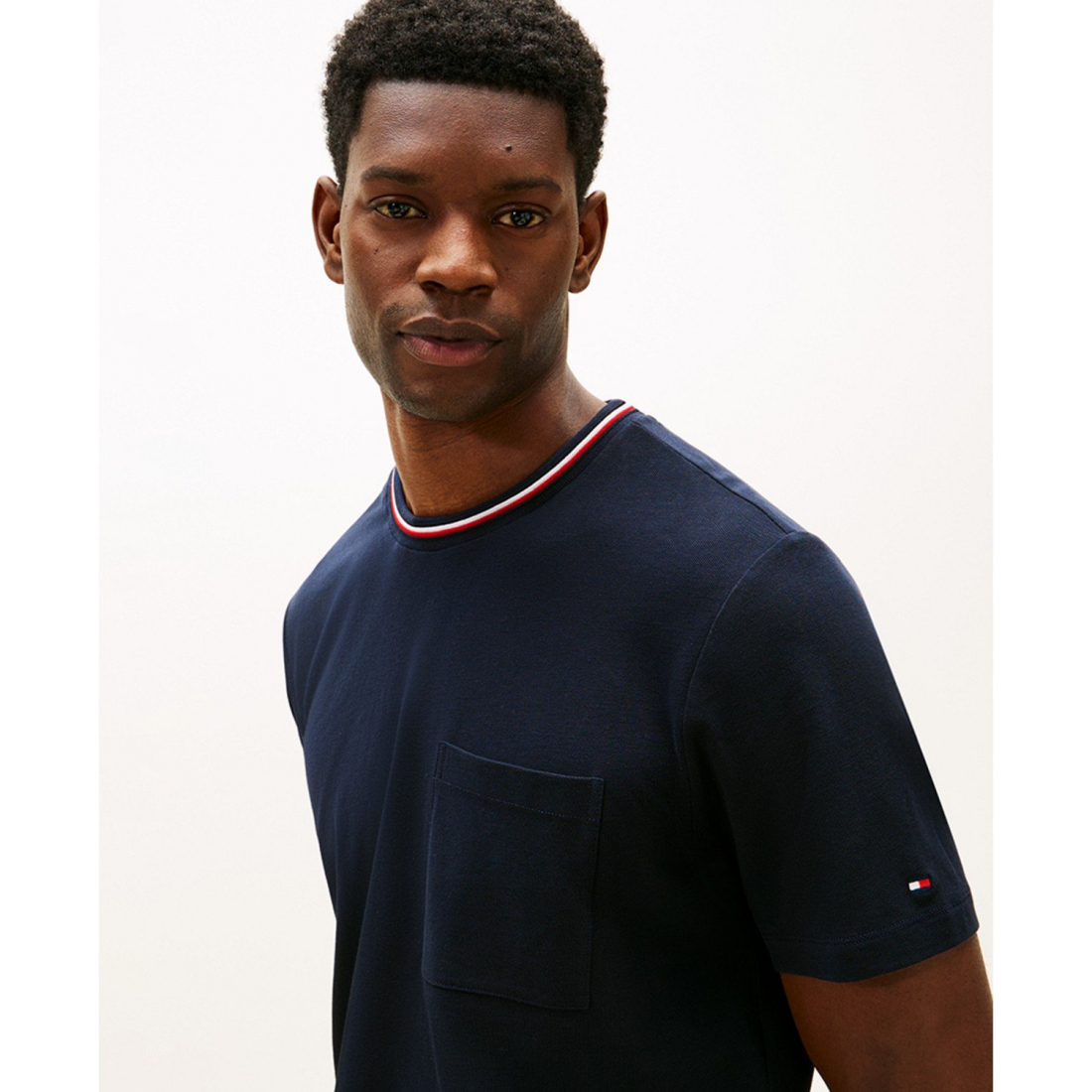 Men's 'Color-Block Pocket Pique T-Shirt'
