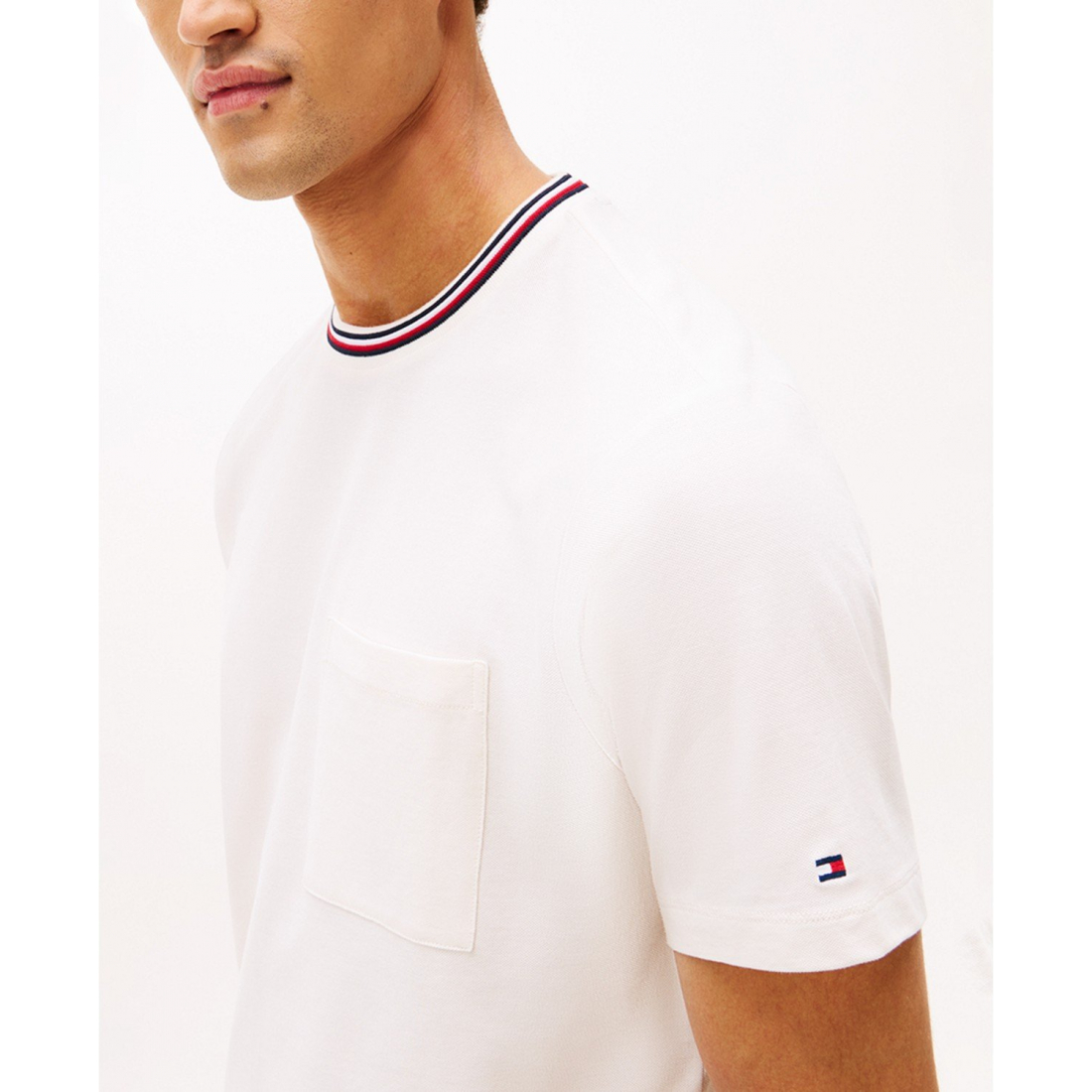 Men's 'Color-Block Pocket Pique T-Shirt'