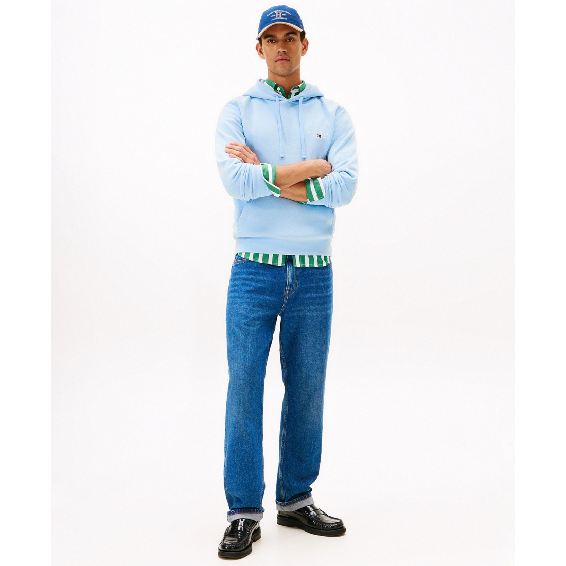 'Regular-Fit Brand Love Small Hilfiger Hoodie' für Herren