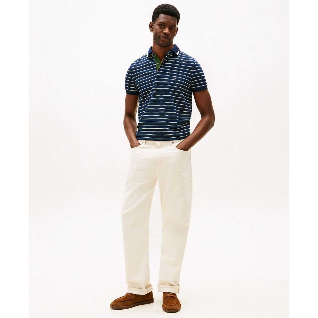 'Pique Graphic Collar Polo Shirt' für Herren