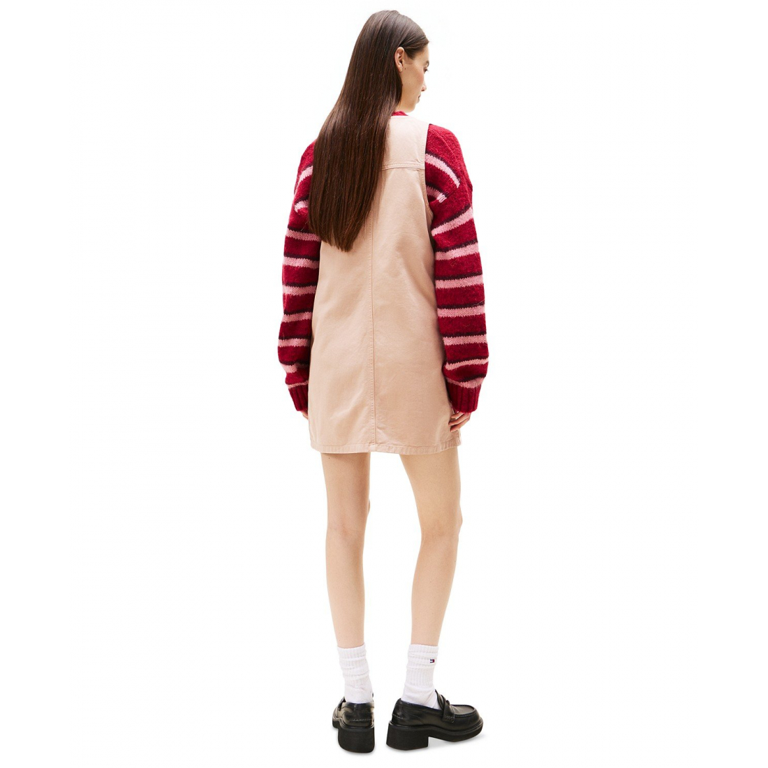 'Cotton Pinafore Sleeveless A-Line Dress' pour Femmes