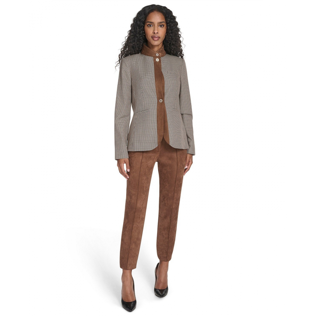 'Houndstooth Riding Jacket' pour Femmes