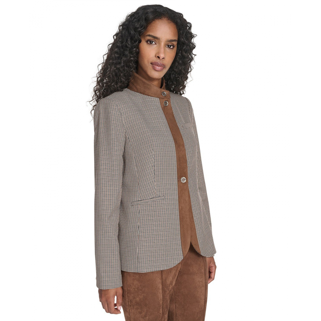 'Houndstooth Riding Jacket' pour Femmes