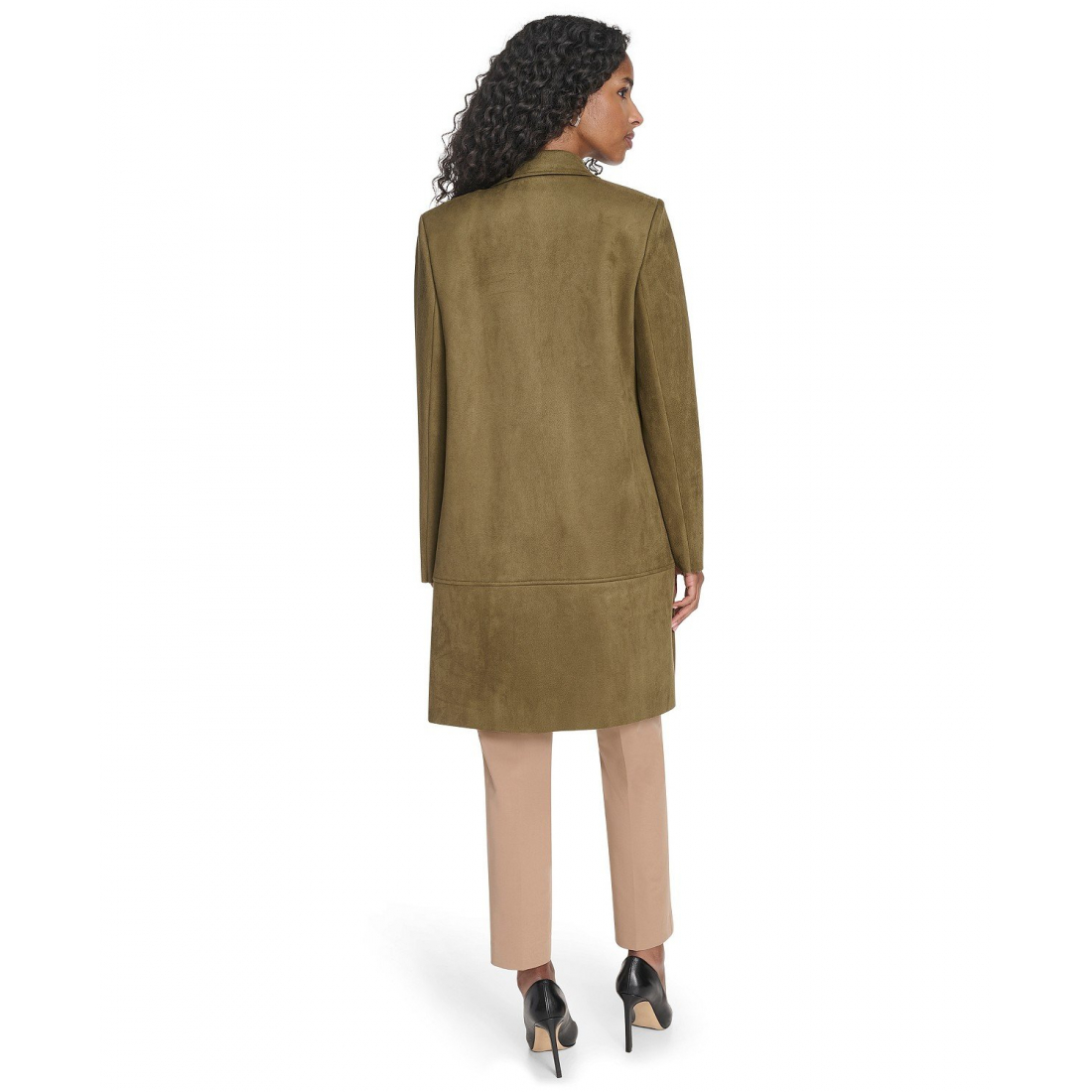 'Scuba Suede Long Sleeve Topper' pour Femmes