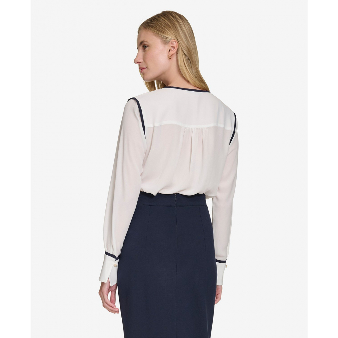 'Long Sleeve Tipped Top' für Damen