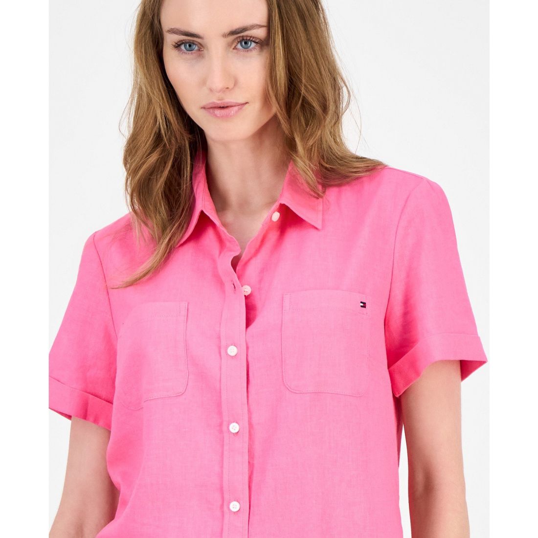 Women's 'Cuffed Short-Sleeve Camp Shirt'