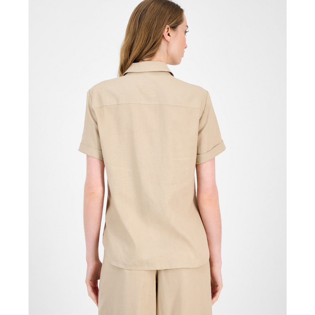 Women's 'Cuffed Short-Sleeve Camp Shirt'