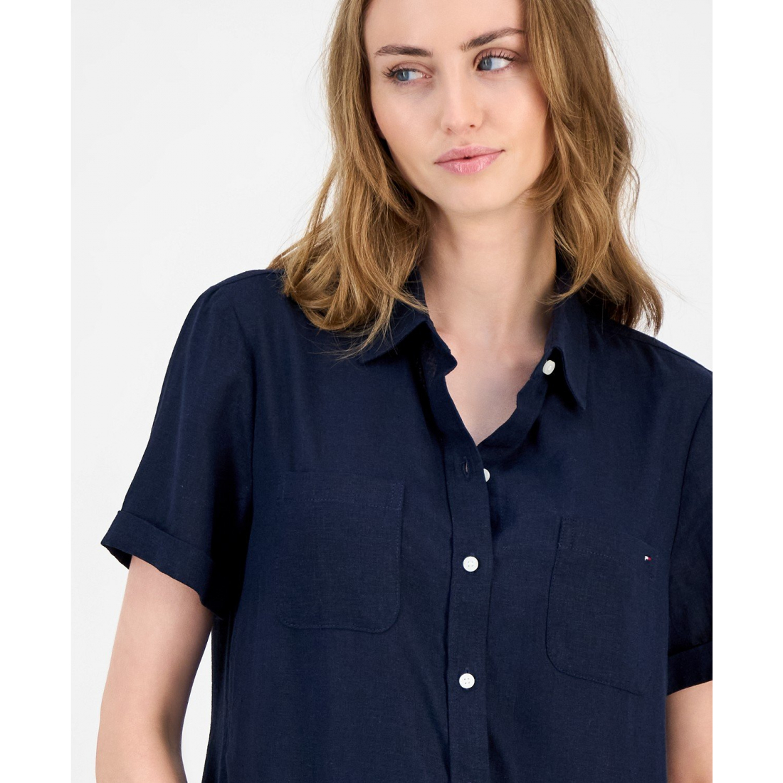 Women's 'Cuffed Short-Sleeve Camp Shirt'