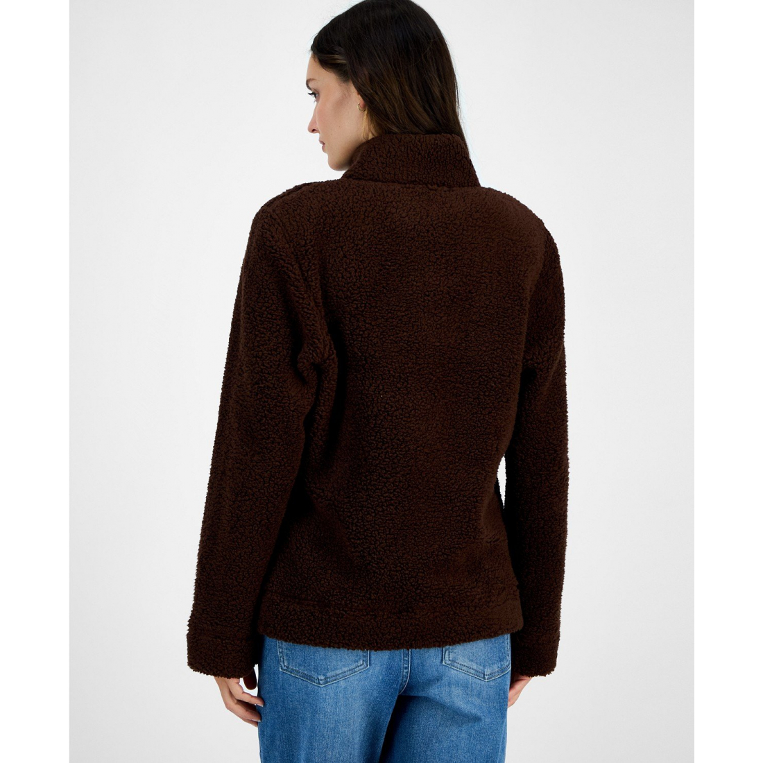 Women's 'Quarter-Zip Faux-Sherpa Jacket'