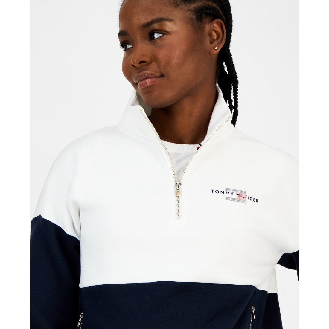 Women's 'Colorblock Quarter Zip Sweatshirt'